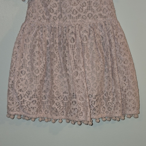Charming Lace Kids Dress in Soft Blush Pink NWT LOT P - Picture 5 of 13